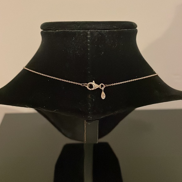 Sterling Silver Minimalist Cross Necklace - Picture 3 of 4